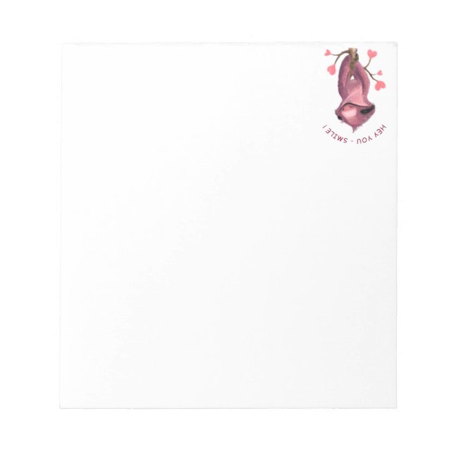 Bloc-notes pour fentes romantiques - Smile (Devant)