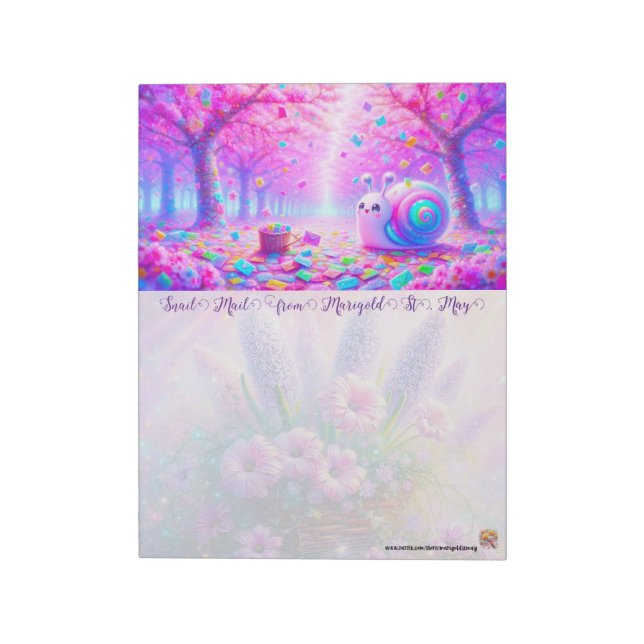 Bloc-notes pour le courrier postal (Tourné)