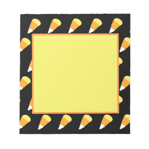 Bloc-notes pour le maïs (jaune, orange et blanc)
