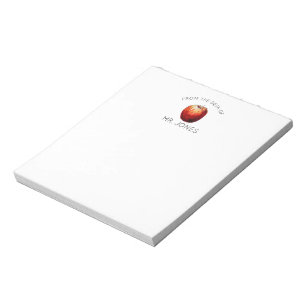 Bloc-notes pour l'enseignant Pomme aquarelle