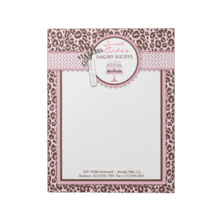 Bloc-notes pour les affaires de la fille Cheetah