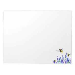 Bloc-notes pour les fleurs et les abeilles de prin