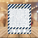 Bloc-notes pour les jeux de Baby shower de recherc<br><div class="desc">Recherche de mots / recherche de mots baby shower pack de jeu de 40. Chaque bloc-notes est livré avec 40 feuilles. Il suffit de peler chaque feuille et de la transmettre aux invités.</div>