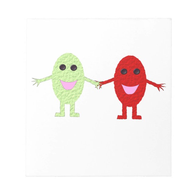 Bloc-notes pour les raisins d'amitié (Devant)