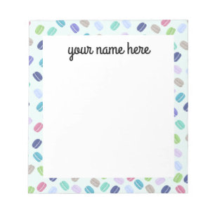 Bloc-notes pour Macarons personnalisés