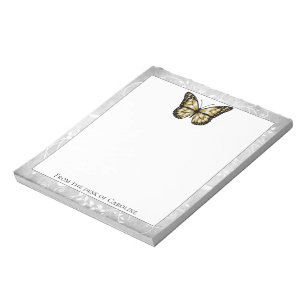 Bloc-notes pour papillon Or brillant