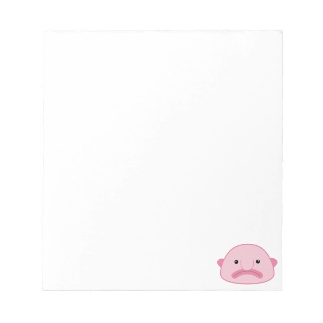 Bloc-notes pour poisson blanc (Devant)