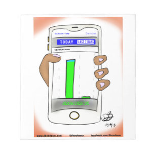 Bloc-notes pour produits à l'écran