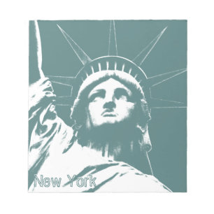 Bloc-notes pour souvenirs de New York Statue des c