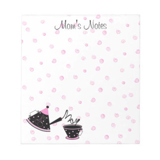 Bloc-notes pour thé de maman