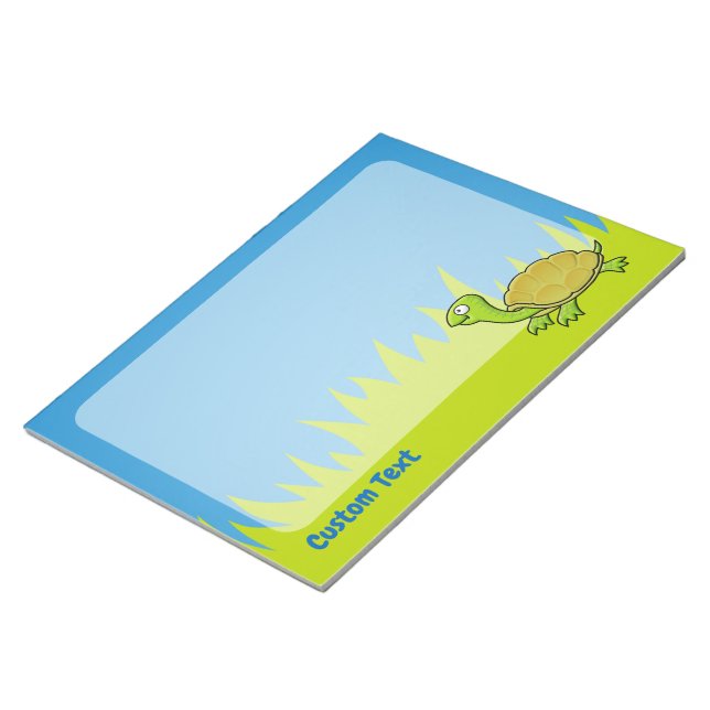 Bloc-notes pour tortues caricaturales (Incliné)