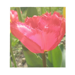 Bloc-notes pour tulipes frangées