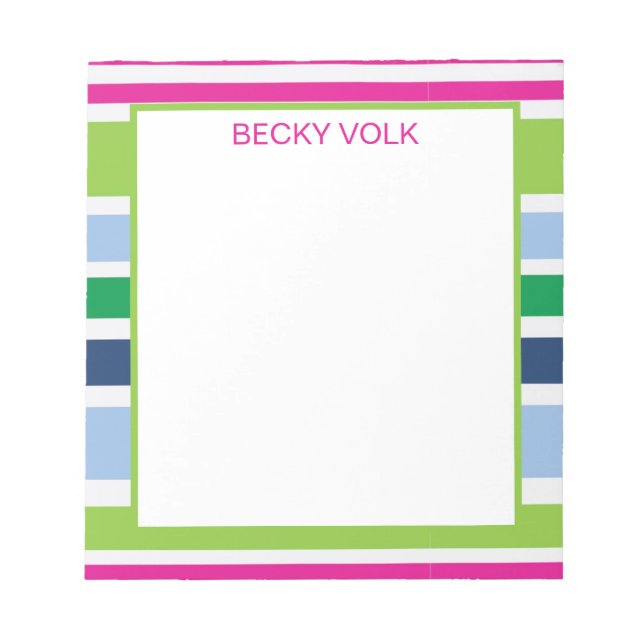 Bloc-notes Preppy (Devant)