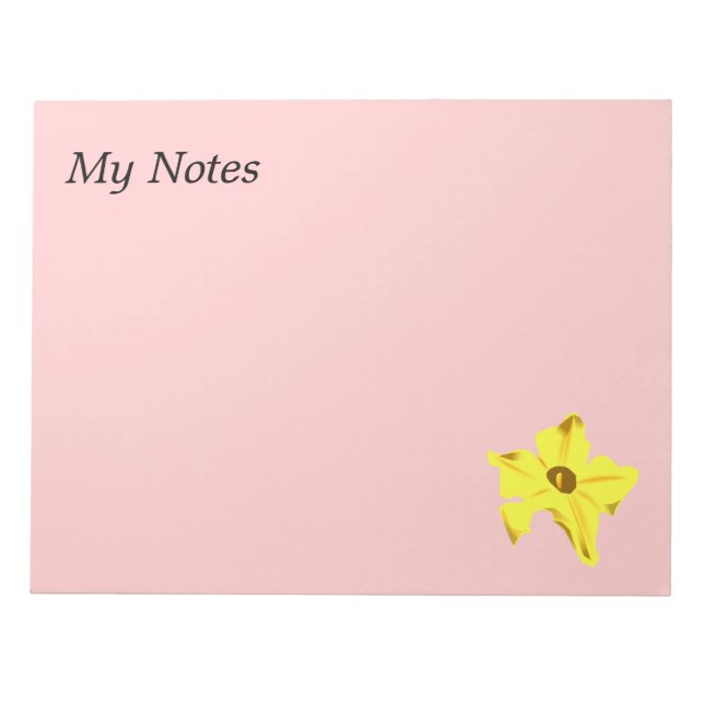 Bloc-notes Pumpkinflower (Devant)