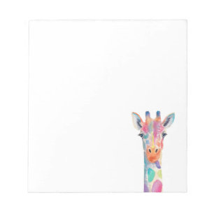 Bloc-notes Rainbow Giraffe