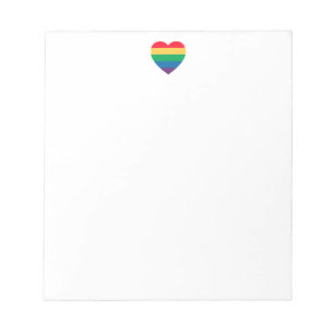 Bloc-notes Rainbow Heart Pride