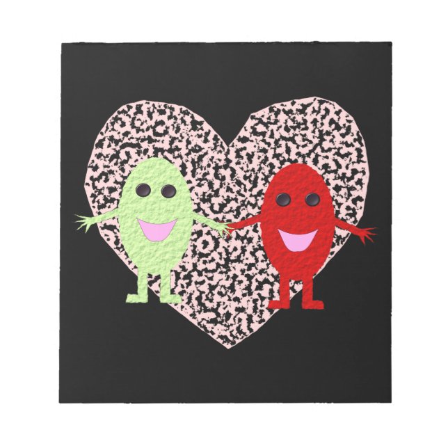 Bloc-notes Raisins en amour (Devant)