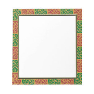 Bloc-notes Red Green Holiday Fleur des Lis