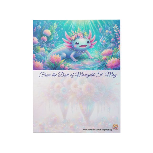 Bloc-notes Rêveur Axolotl (Tourné)