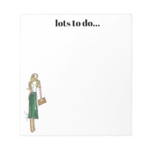 Bloc-notes robe verte