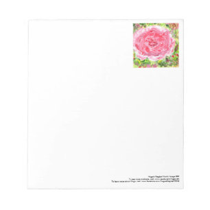 Bloc-notes rose gigantesque