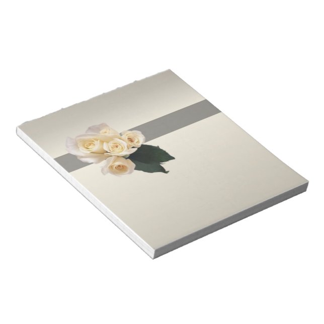 Bloc-notes Roses mariage (Incliné)