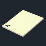 Bloc-notes - Sceau en silhouette<br><div class="desc">Sceau en silhouette noire,  assis au fond du corne gauche.</div>