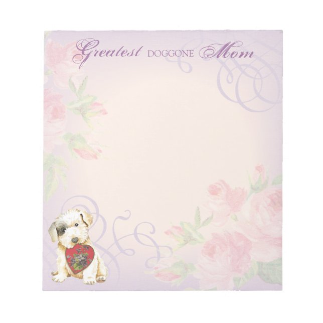 Bloc-notes Sealyham Terrier Heart Mom (Devant)