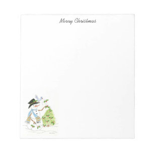 Bloc-notes Snowman et Bluebird