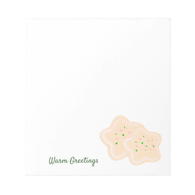 Bloc-notes Star Christmas Cookies (Devant)