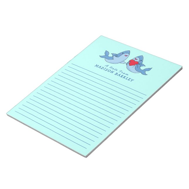 Bloc-notes stationnaire Kawaii pour enfants de req (Incliné)