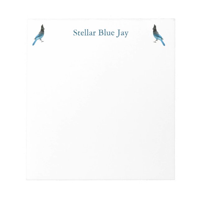 Bloc-notes Stellar Blue Jay (Devant)