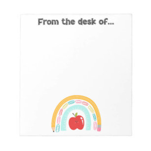 Bloc-notes sur le thème de l'école