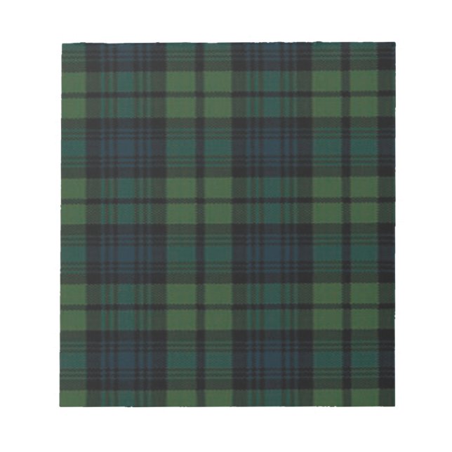 Bloc-notes Tartan Fabric (Devant)