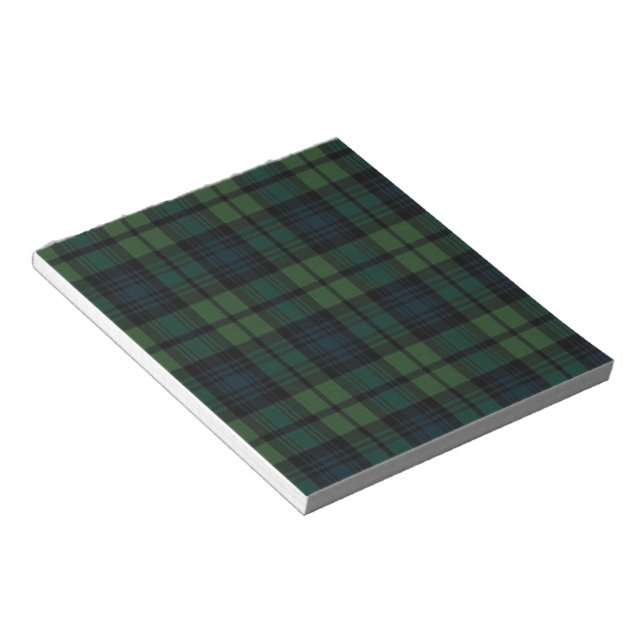 Bloc-notes Tartan Fabric 5,5 po x 6 po - 40 pages (Incliné)