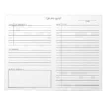 Bloc-notes TDA