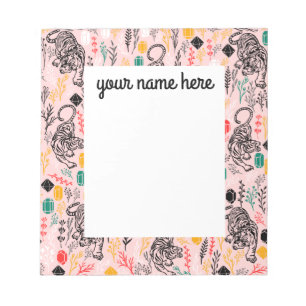 Bloc-notes Tigre personnalisé