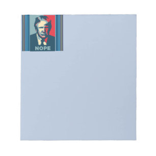 Bloc-notes Trump Nope