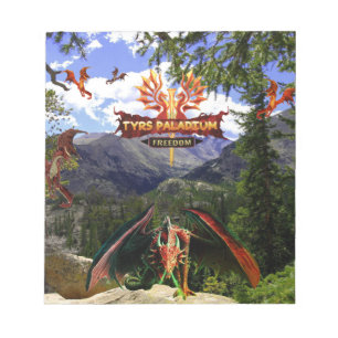 Bloc-notes Tyrs Paladium Red Dragons