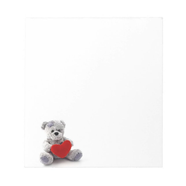 Bloc-notes Valentine Teddy Bear (Devant)