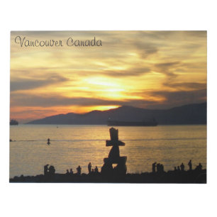 Bloc-notes Vancouver Souvenir des monuments de Van
