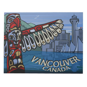 Bloc-notes Vancouver Souvenir des monuments de Van