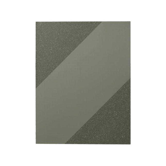 Bloc-notes vert en mousse diagonale - Conception p (Tourné)