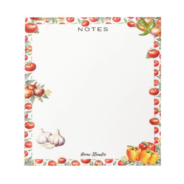 Bloc-notes vierge Chips 'N Salsa (Devant)
