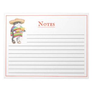 Bloc-notes WENDELITO 11 po x 8,5 po + lignes