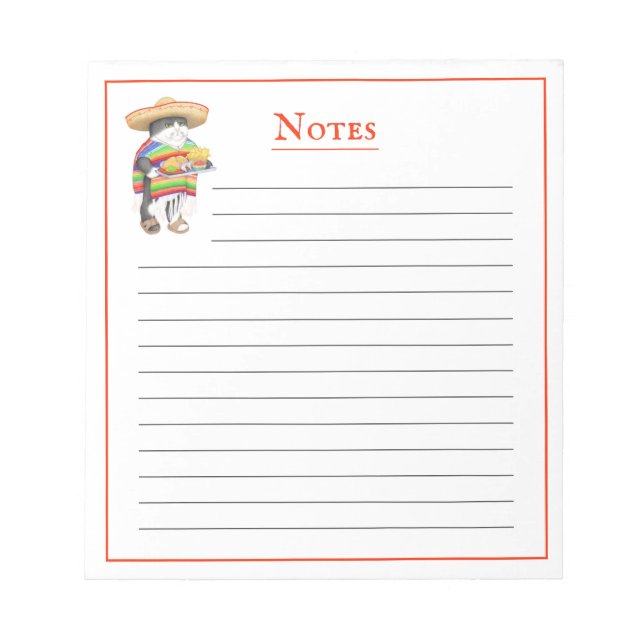Bloc-notes WENDELITO 5,5"x6" + Lignes (Devant)