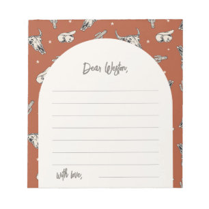 Bloc-notes Wild West Party Time Capsule