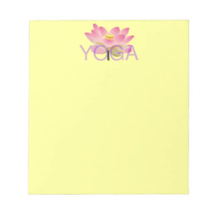 Bloc-notes Yoga Lotus