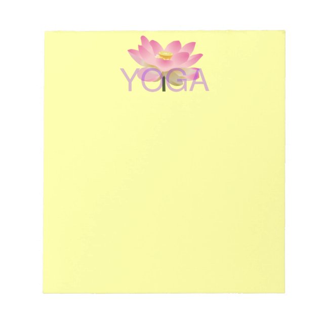 Bloc-notes Yoga Lotus (Devant)