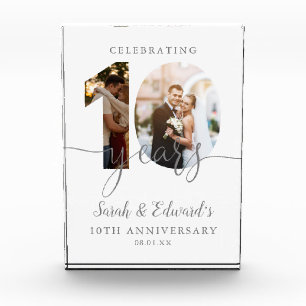 Bloc Photo 10e anniversaire du Mariage moderne 2